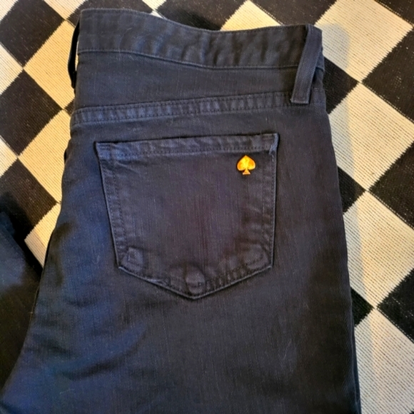 Kate Spade Black Play Hooky Minimalist Skinny Jean sz 28 - Picture 3 of 5